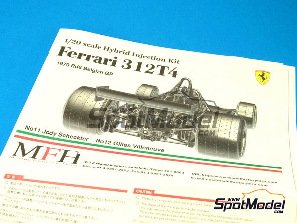 Model Factory Hiro IK001: Car scale model kit 1/20 scale Model Factory Hiro IK001: Car scale model kit 1/20 scale